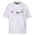 Fendi Roma Gelato Embroidered T-Shirt — White
