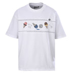 Fendi Roma Gelato Embroidered T-Shirt — White