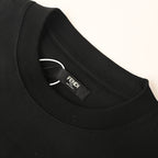 Fendi Roma Gelato Embroidered T-Shirt — Black