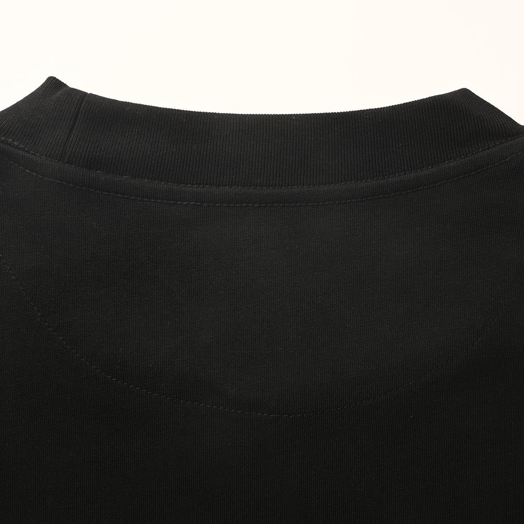 Fendi Roma Gelato Embroidered T-Shirt — Black