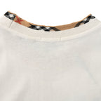 Burberry Check-Trim Neckline & Chest Pocket T-Shirt