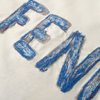 Fendi Roma Floral Embroidered Logo T-Shirt — White