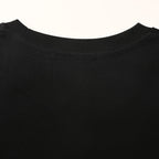 PRADA T-shirt with small figure graphic at the neckline