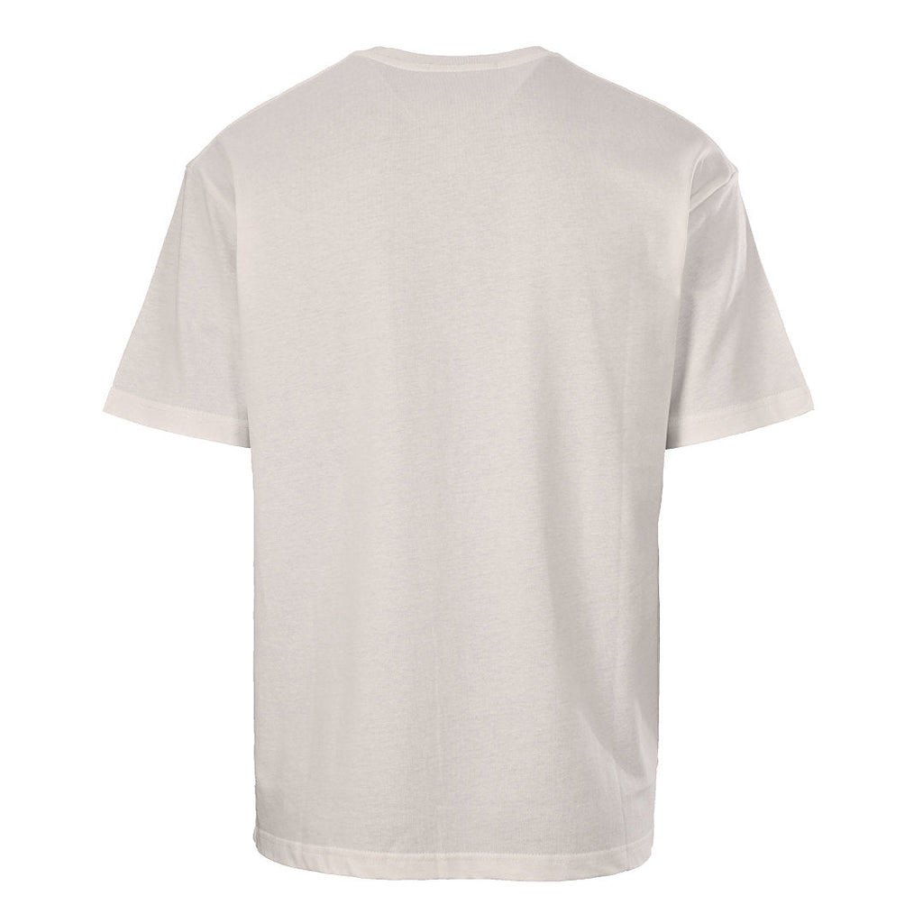 PRADA T-shirt with small figure graphic at the neckline