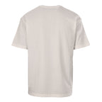 PRADA T-shirt with small figure graphic at the neckline