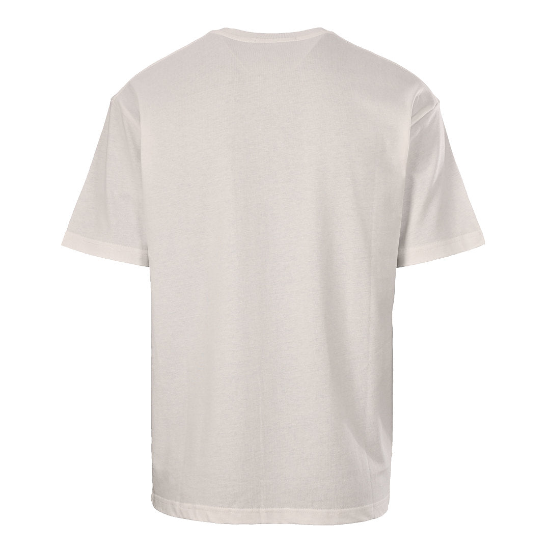 PRADA T-shirt with small figure graphic at the neckline