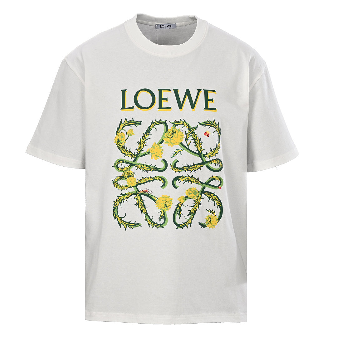 Loewe Oversized Graphic Print T-Shirt — White II