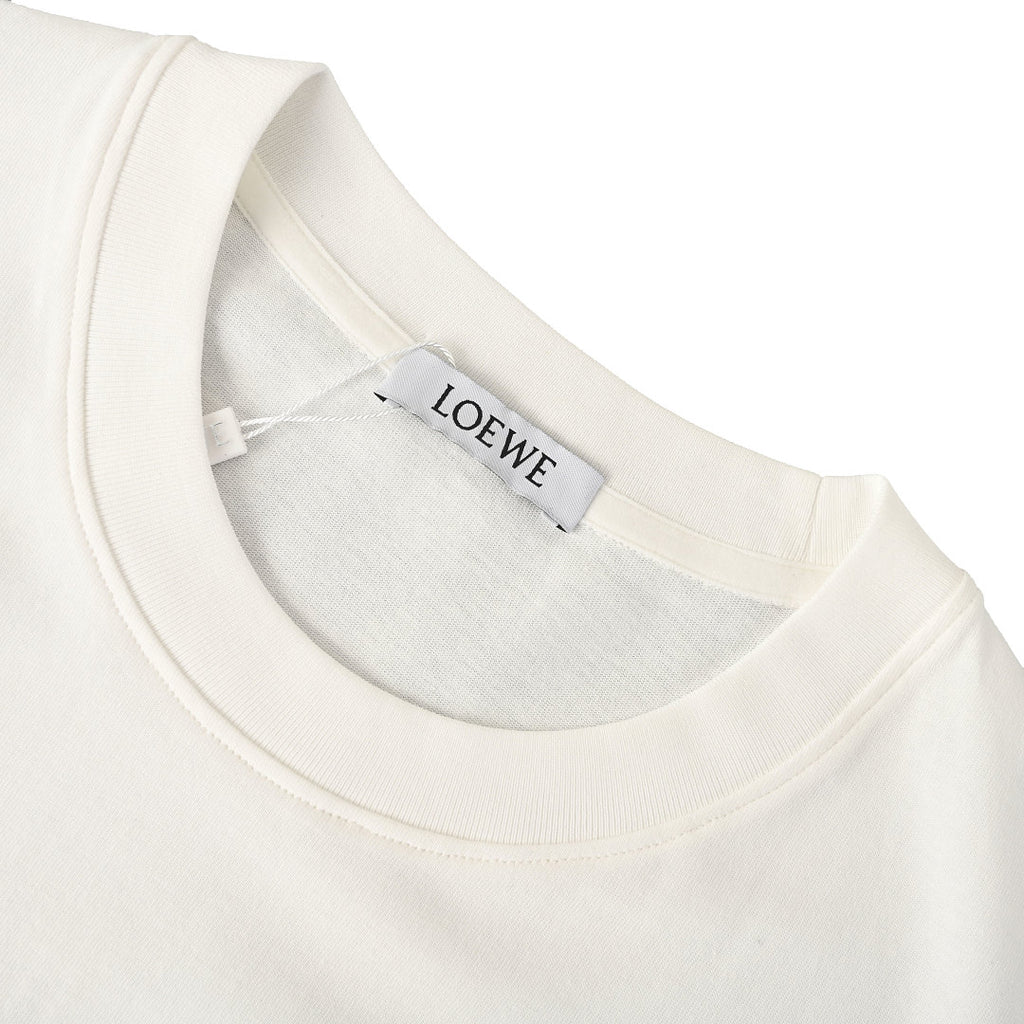 Loewe Oversized Graphic Print T-Shirt — White II