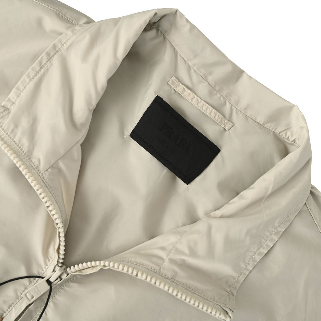 PRADA Color-Blocked Stand-Up Collar Jacket