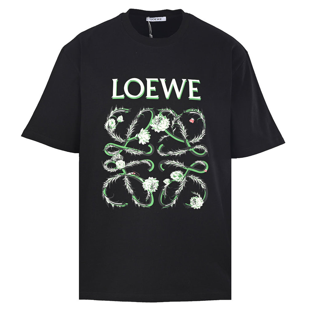 Loewe Oversized Graphic Print T-Shirt — White I
