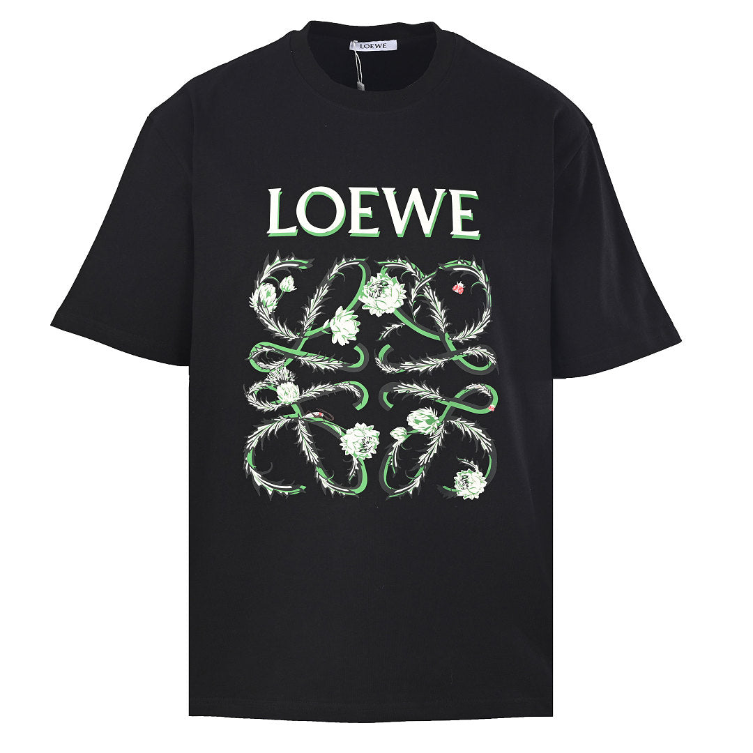 Loewe Oversized Graphic Print T-Shirt — White I