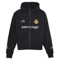 BALENCIAGA Soccer 6B Reflective Print Zip-Up Hooded Jacket