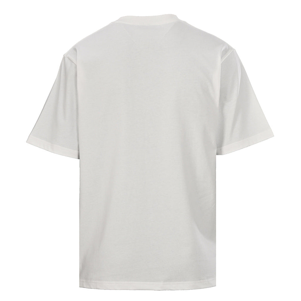 Prada Striped Panel T-Shirt with Triangle Logo