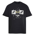 Fendi Roma FF Monogram Bag Bugs Graphic T-Shirt — Off-BLACK