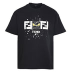 Fendi Roma FF Monogram Bag Bugs Graphic T-Shirt — Off-BLACK