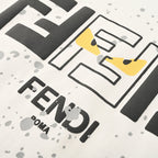 Fendi Roma FF Monogram Bag Bugs Graphic T-Shirt — Off-White