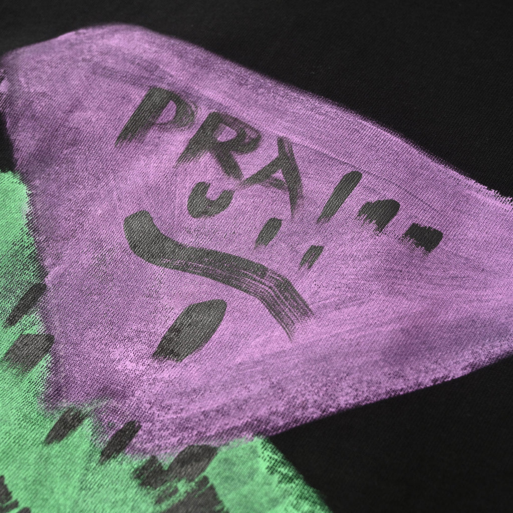 PRADA Painted Print T-shirt