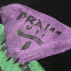 PRADA Painted Print T-shirt