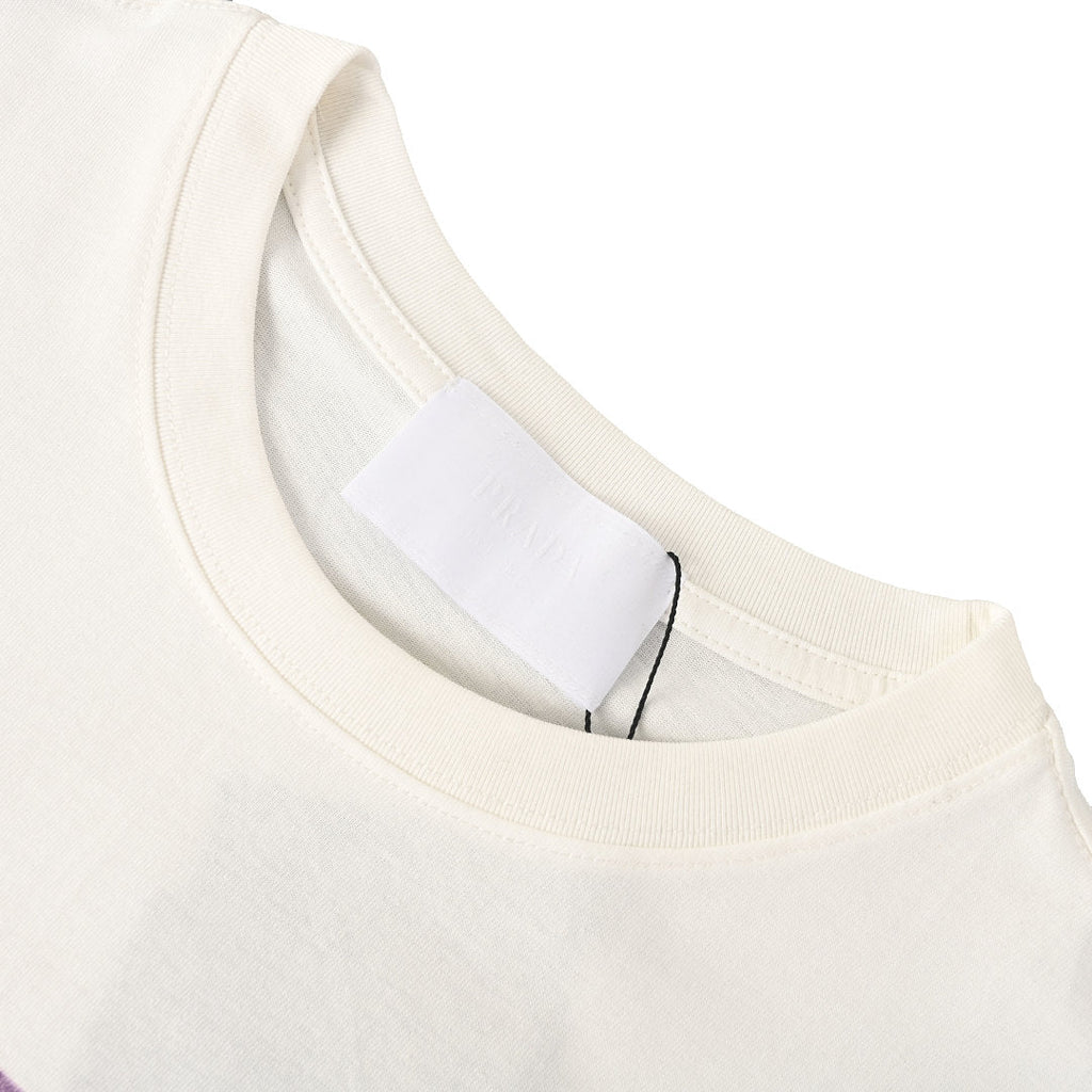 PRADA Painted Print T-shirt