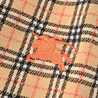 Burberry Horse-Embroidered Plaid Shorts