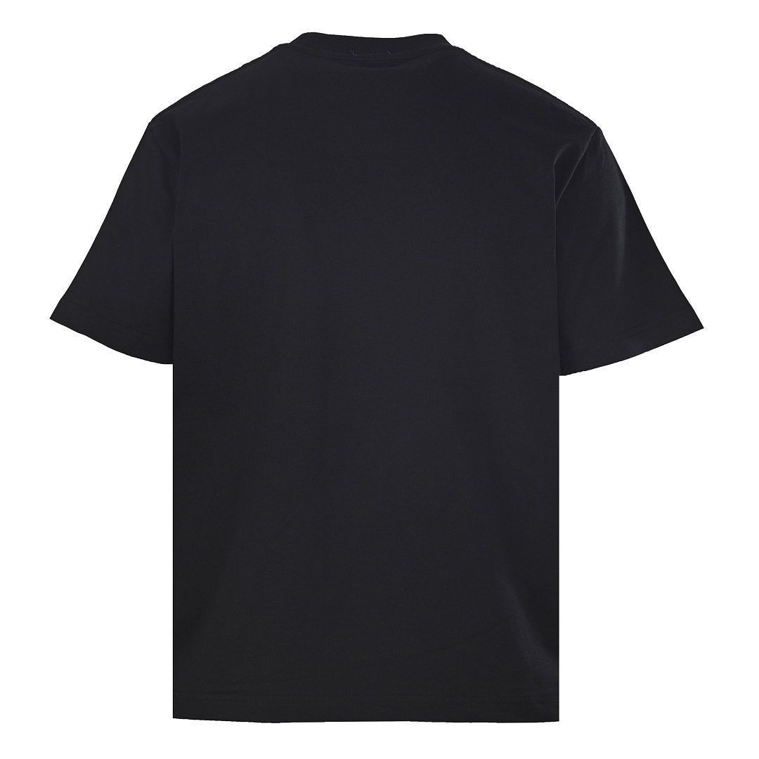 Burberry Short-Sleeve T-Shirt with Pocket & Equestrian Knight Embroidery