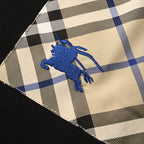 Burberry Short-Sleeve T-Shirt with Pocket & Equestrian Knight Embroidery