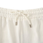 Gucci Script Logo Patch Cotton Sweat Shorts – Off-White