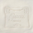 Gucci Script Logo Patch Cotton Sweat Shorts – Off-White