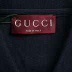 Gucci 2026 Striped Collar Piqué Polo — Ivory | Made in Italy