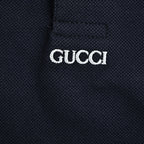 Gucci 2026 Striped Collar Piqué Polo — Ivory | Made in Italy