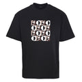 Fendi Roma FF Geometric Embroidered Patch T-Shirt — Off-Black