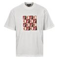 Fendi Roma FF Geometric Embroidered Patch T-Shirt — Off-White