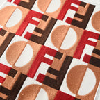 Fendi Roma FF Geometric Embroidered Patch T-Shirt — Off-White