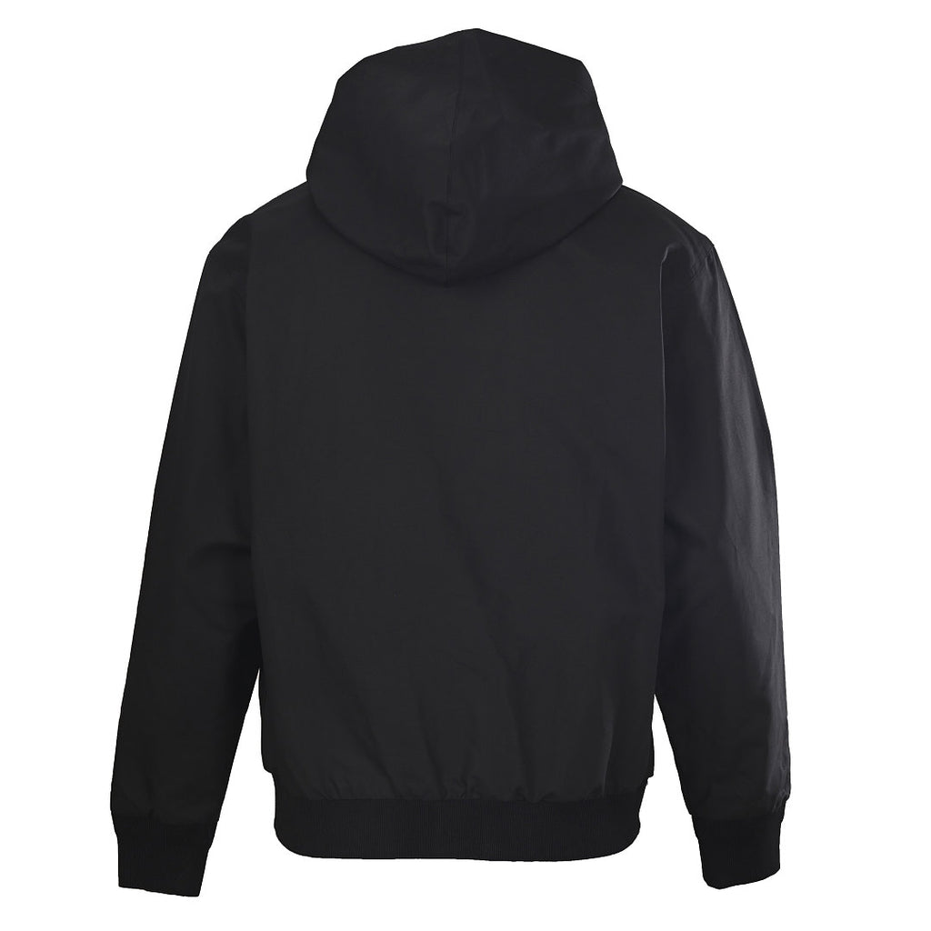 Gucci GG Supreme Reversible Hooded Zip Jacket in Black Canvas