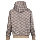 Gucci GG Supreme Reversible Hooded Zip Jacket in Black Canvas