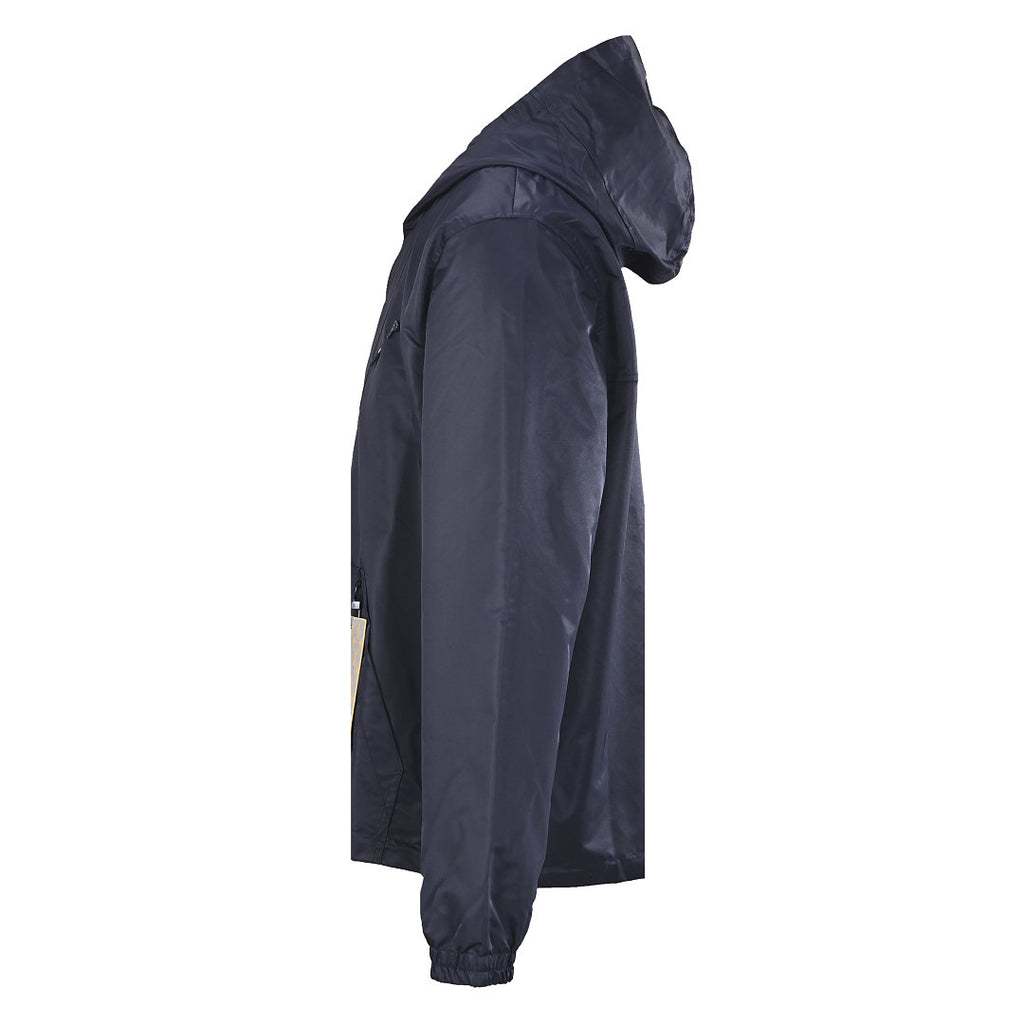 Louis Vuitton Hooded Nylon Windbreaker Jacket — Navy