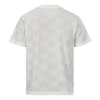 Givenchy All-Over 4G Monogram Tonal Oversized T-Shirt – Light Grey