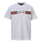 Gucci Horsebit & Web Detail Short-Sleeve T-Shirt