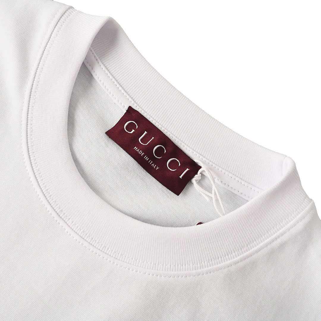Gucci Horsebit & Web Detail Short-Sleeve T-Shirt