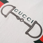 Gucci Horsebit & Web Detail Short-Sleeve T-Shirt