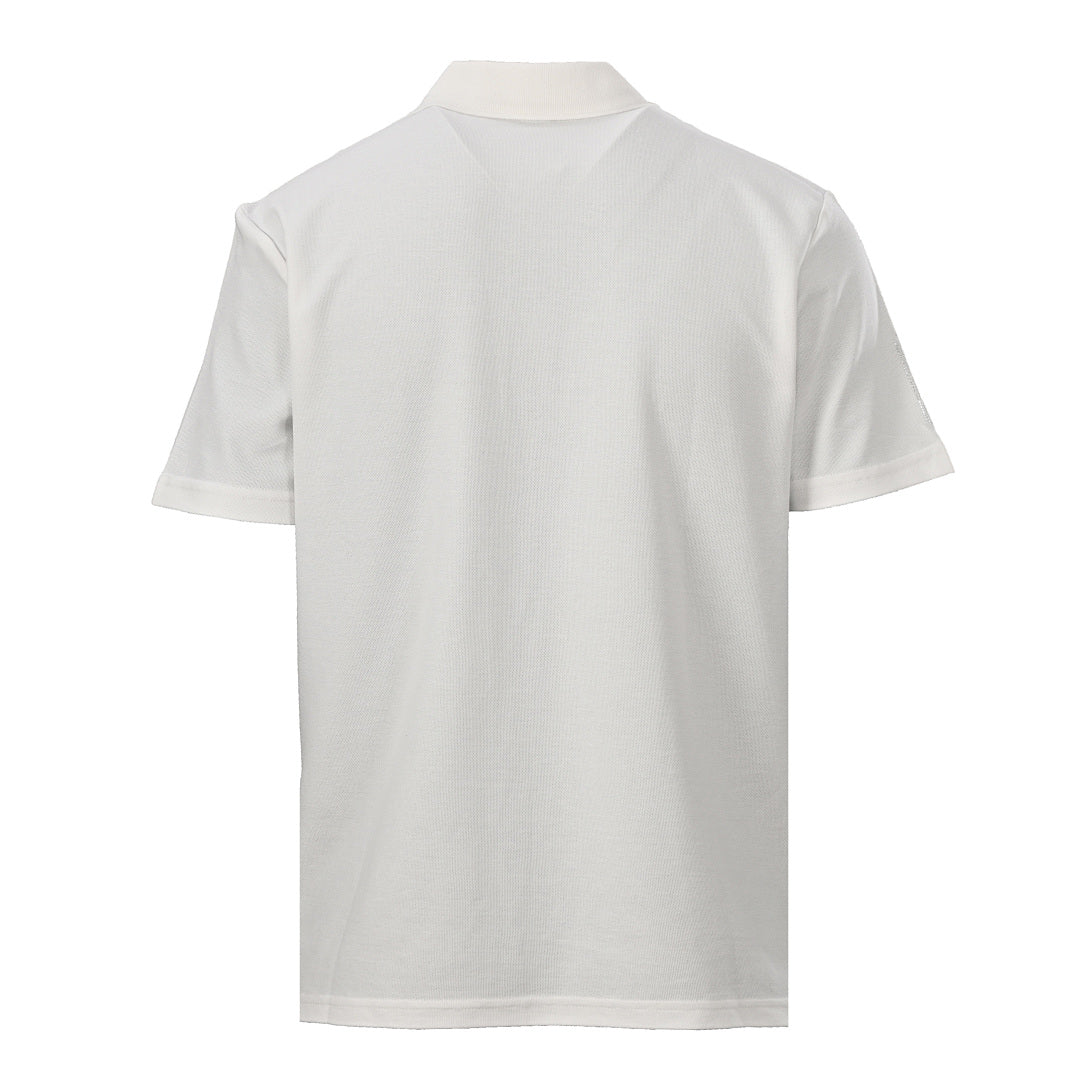 Prada Metal Triangle Logo Polo Shirt