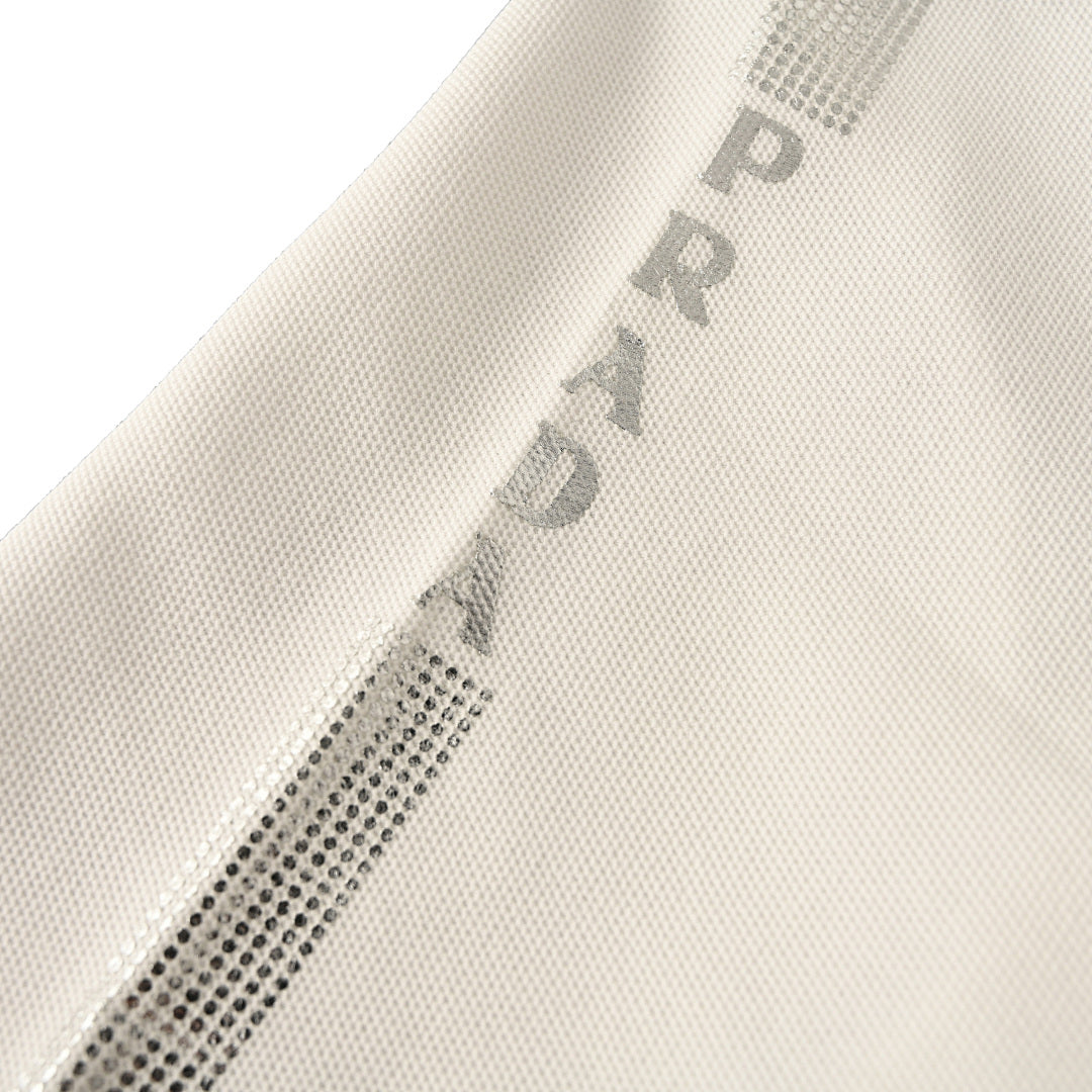 Prada Metal Triangle Logo Polo Shirt