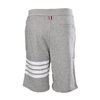 Thom Browne 4-Bar Stripe Sweat Shorts – Medium Grey