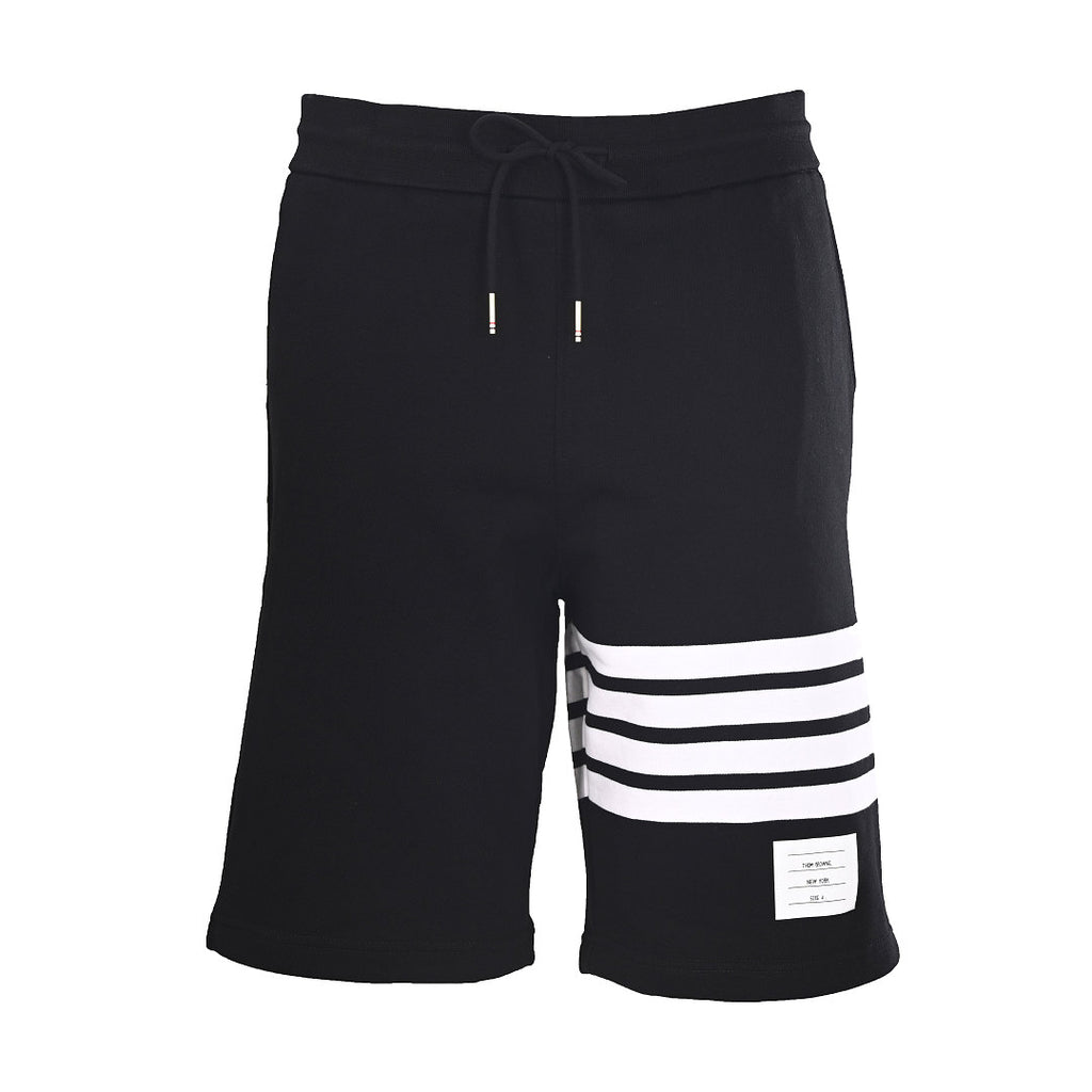 Thom Browne 4-Bar Stripe Sweat Shorts – Black