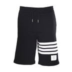 Thom Browne 4-Bar Stripe Sweat Shorts – Black