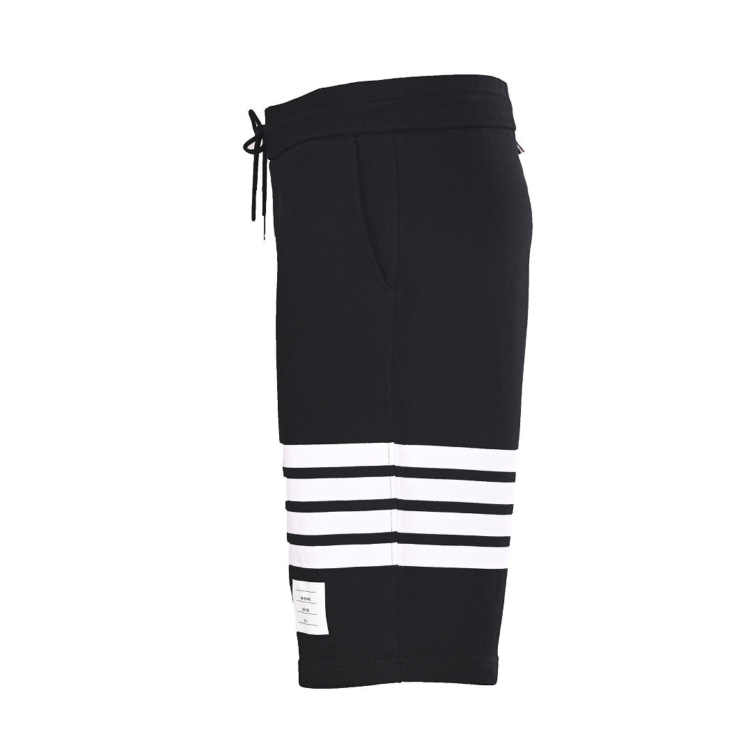 Thom Browne 4-Bar Stripe Sweat Shorts – Black