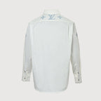 LOUIS VUITTON Ivory Dotted Monogram Button-Up Shirt