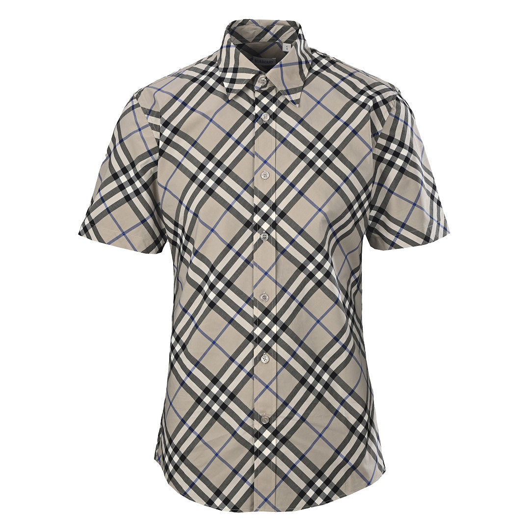Burberry Check Short-Sleeve Shirt