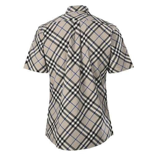Burberry Check Short-Sleeve Shirt