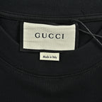 Gucci 2026 Premium Cotton T-Shirt — Black | Made in Italy